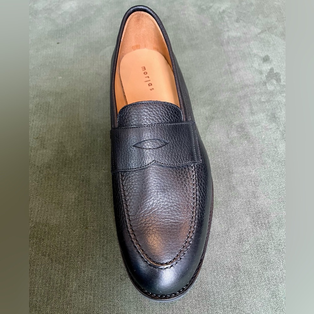 Morjas Penny Loafer - Black Grain - US 9.5 - Picture 2 of 9